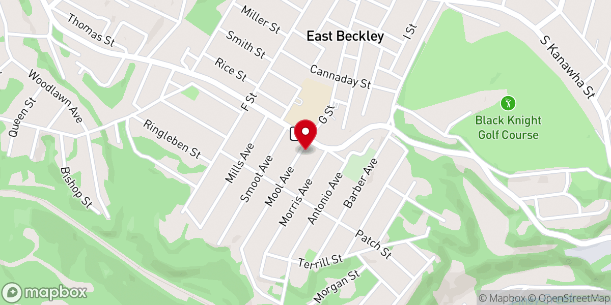 Map showing location of United Church of Christ