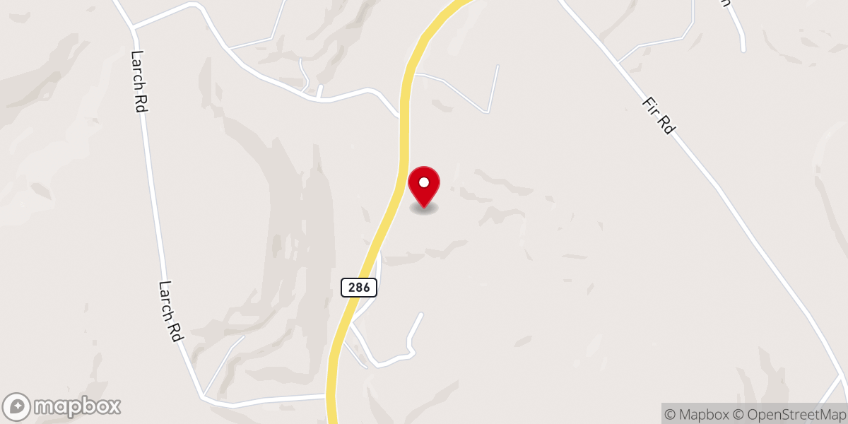 Map showing location of Calvary Baptist Church & Ministries