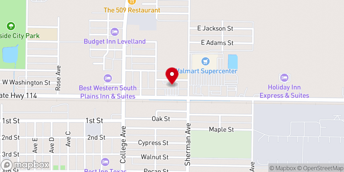 Map showing location of St Michael's Catholic Church