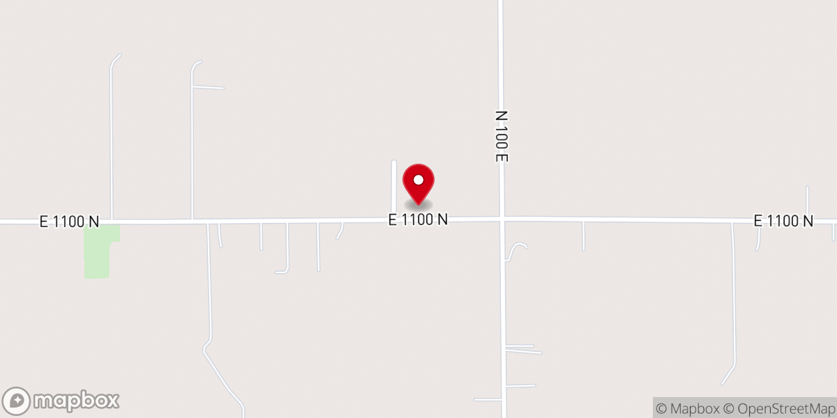 Map showing location of Pleasant Chapel Community Church