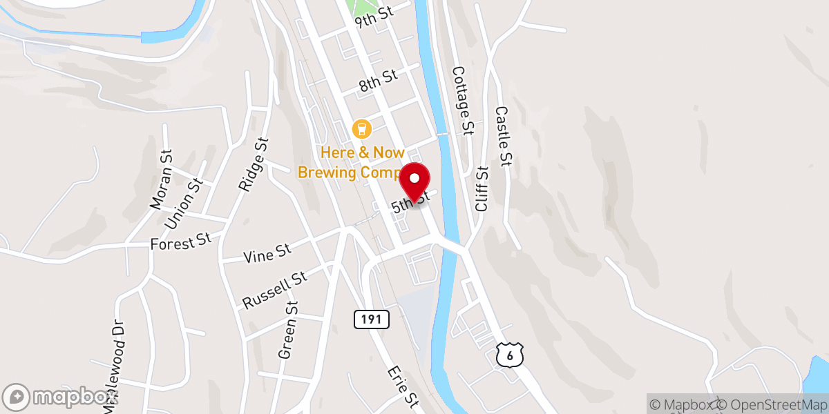 Map showing location of St. Mary Magdalen Church