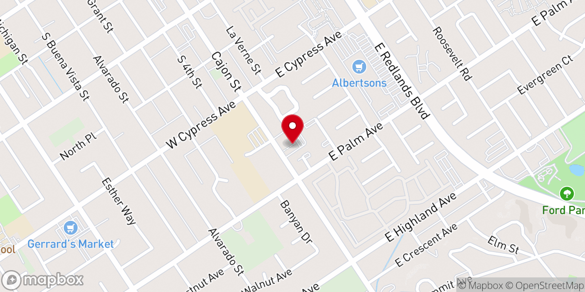 Map showing location of Emmaus Church