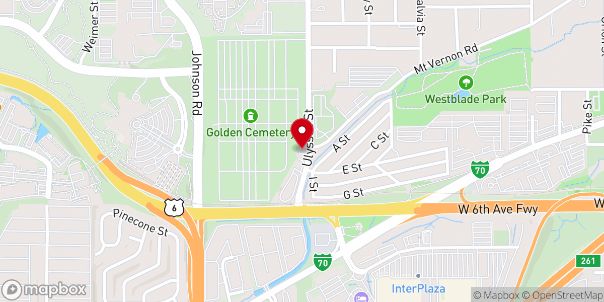 Map showing location of Christ The Anwser Church/His Provision Food Pantry