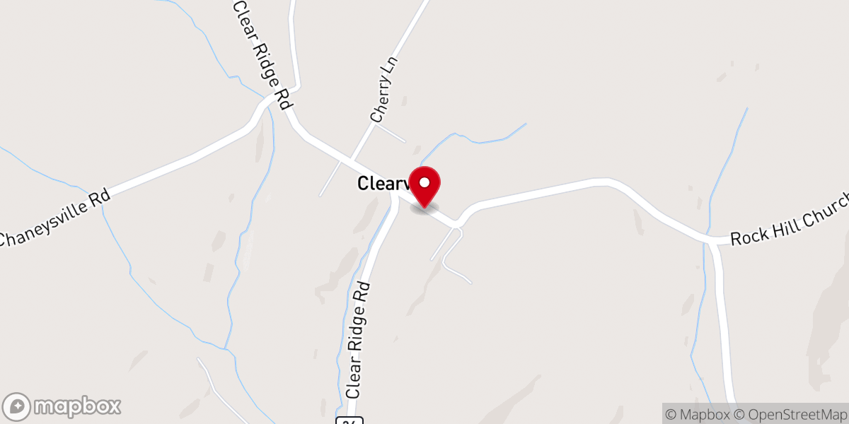 Map showing location of Cogan's Blasting Painting