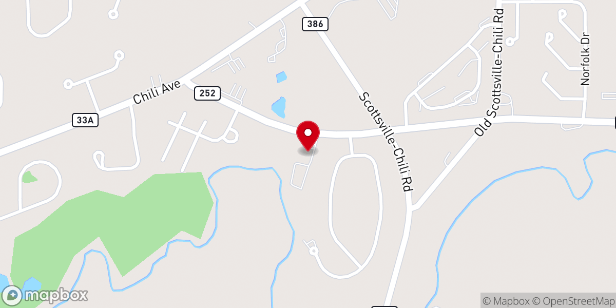 Map showing location of Anchor Christian Church
