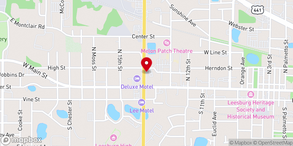 Map showing location of Christian Care Center Benevolence Center
