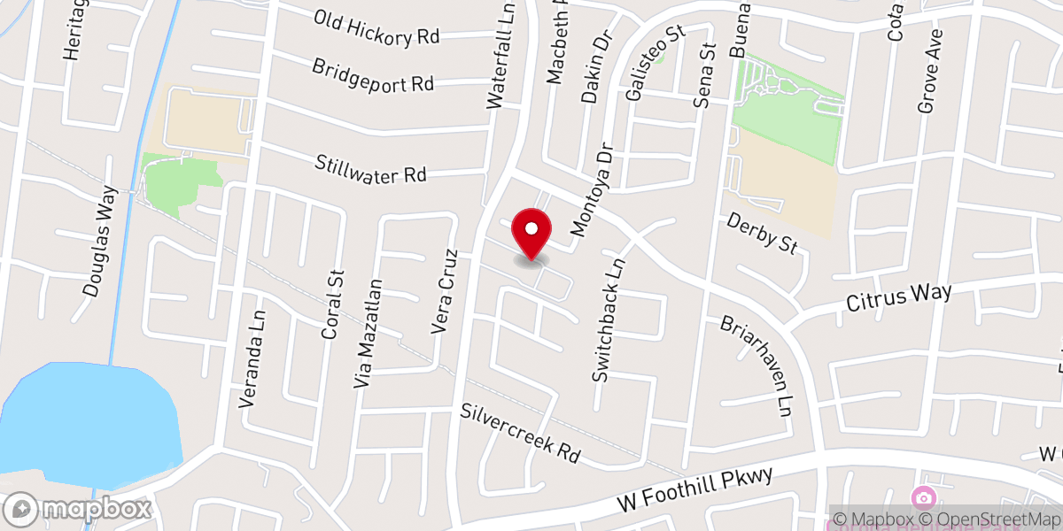 Map showing location of Grace Baptist Church