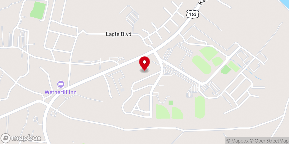 Map showing location of Our Lady of Guadalupe Catholic Church