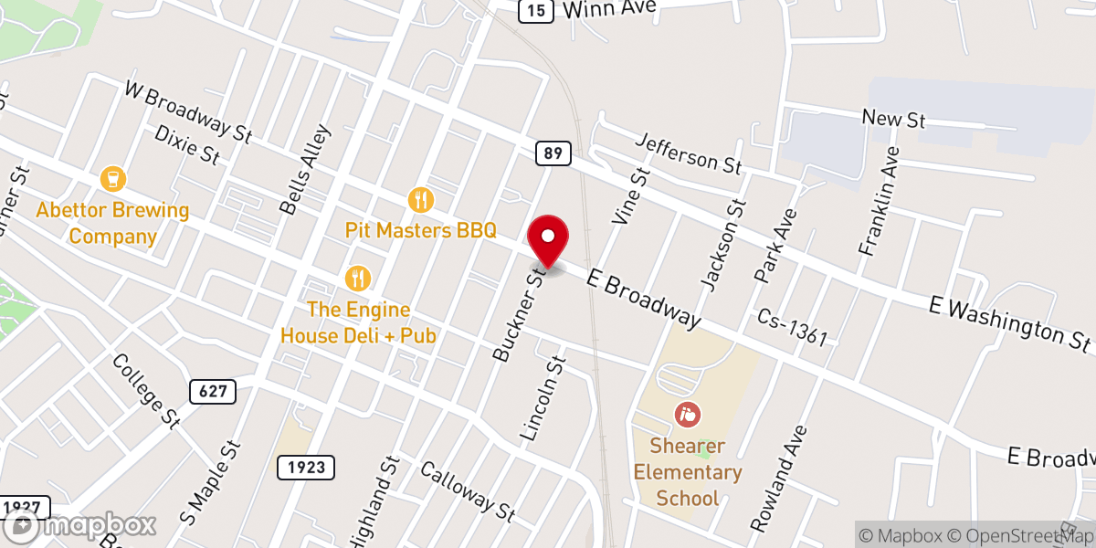 Map showing location of Gospel Mission Ministries Church