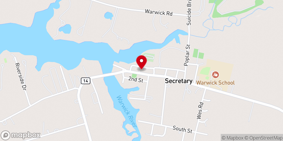 Map showing location of Our Lady of Good Counsel Church