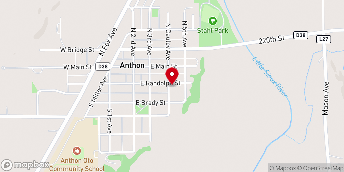 Map showing location of St Joseph's Catholic Church