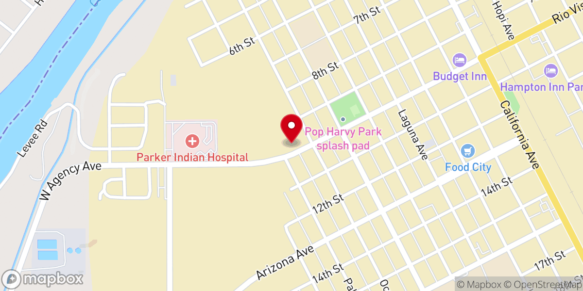 Map showing location of Calvary Chapel of Parker