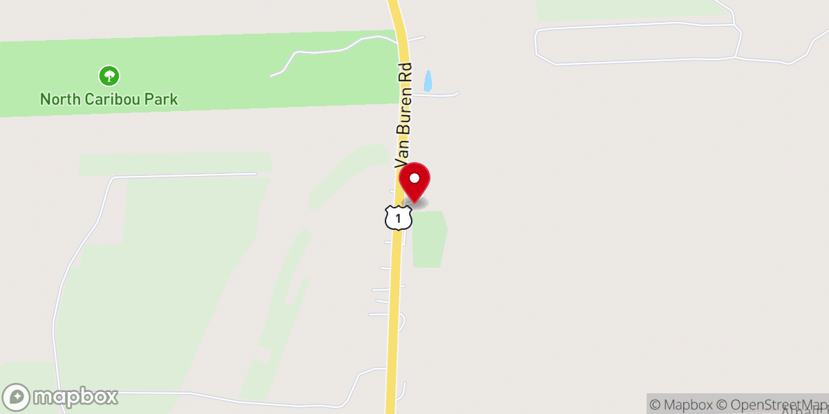Map showing location of Sacred Heart Catholic Church