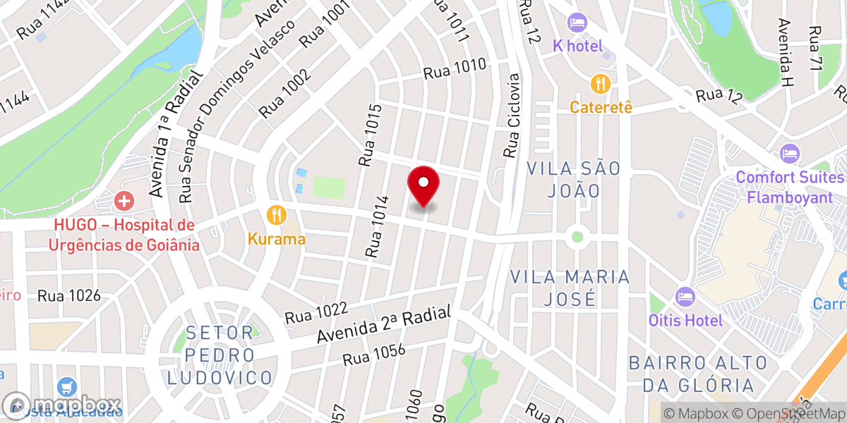 Map showing location of Assembléia de Deus Ministério de Anápolis