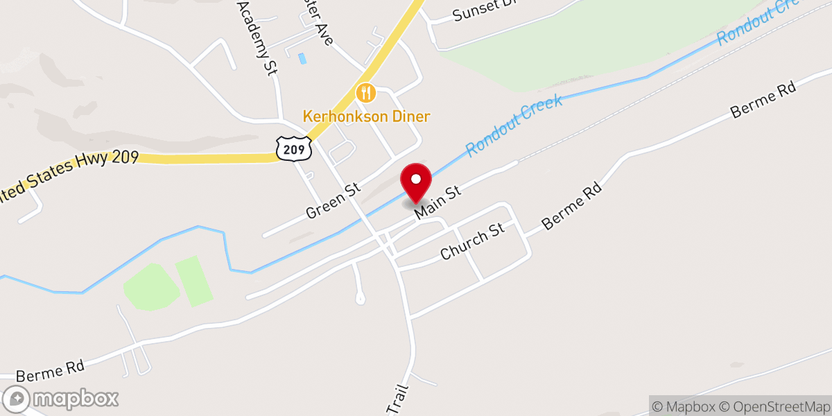 Map showing location of Chapel On Main