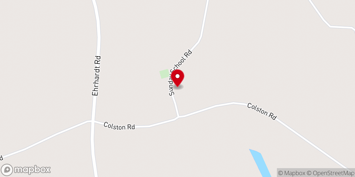 Map showing location of Colston Baptist Church
