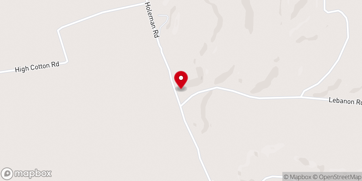 Map showing location of Gorden Chapel Church
