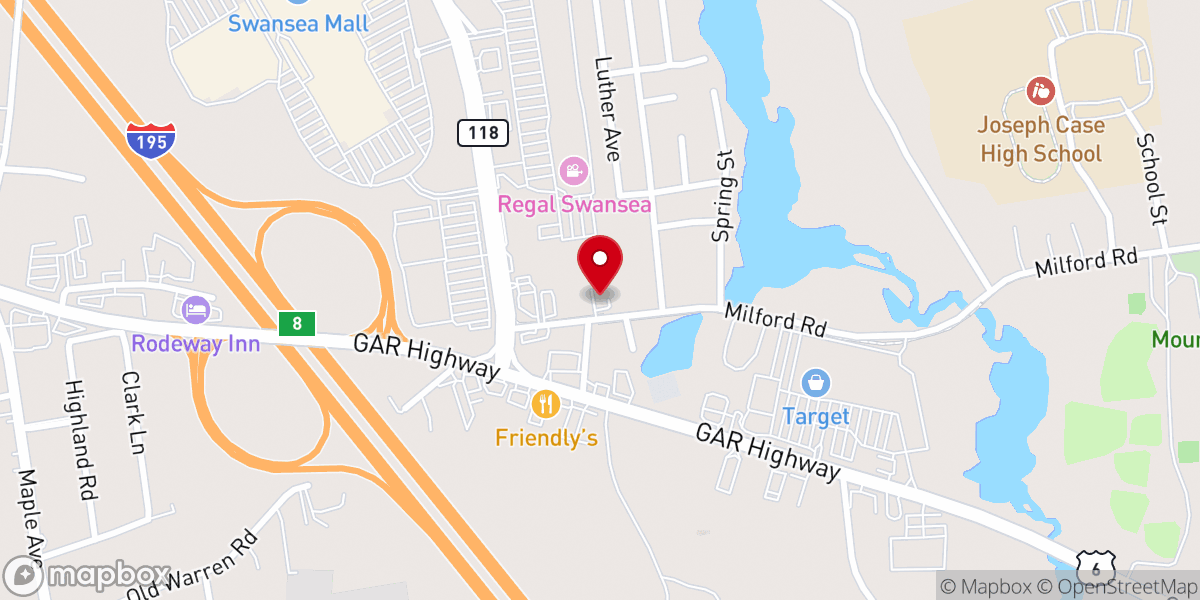 Map showing location of Faith Fellowship Chapel