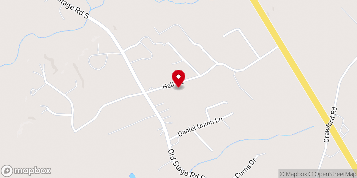 Map showing location of Full Gospel Mission Church