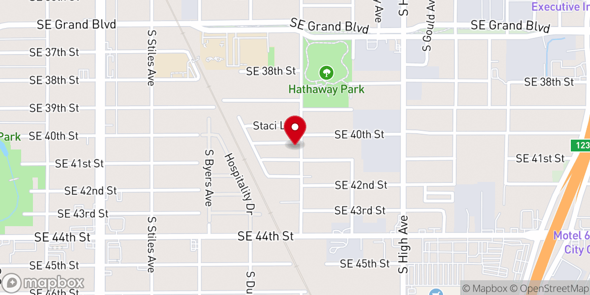 Map showing location of Full Gospel of Christ Ministry Church