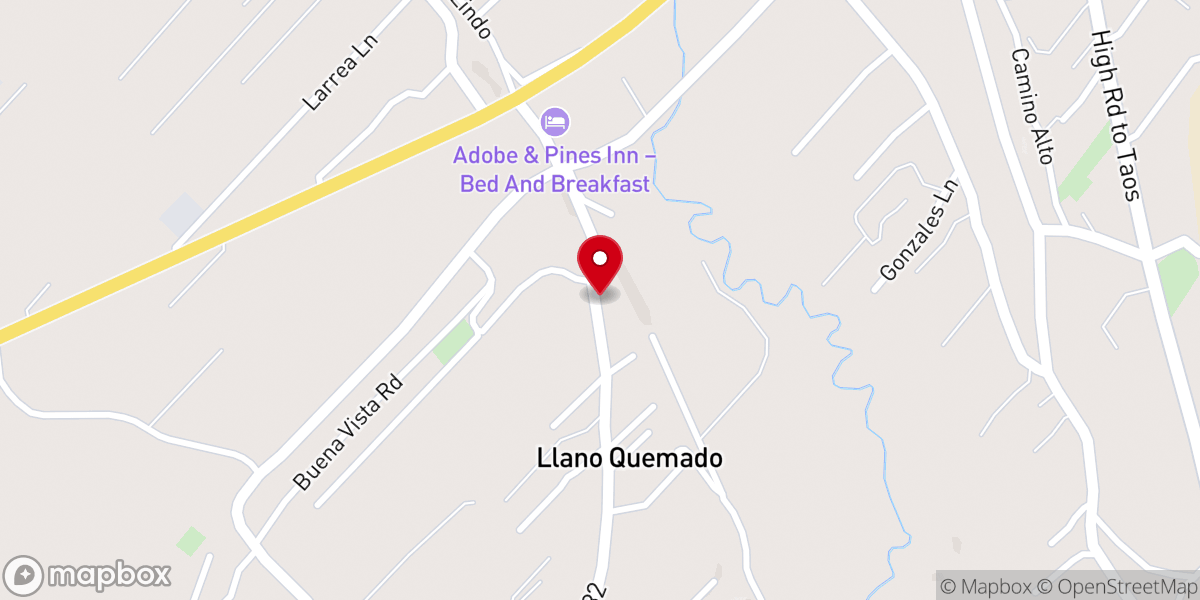 Map showing location of Chapel of Our Lady of Mount Carmel
