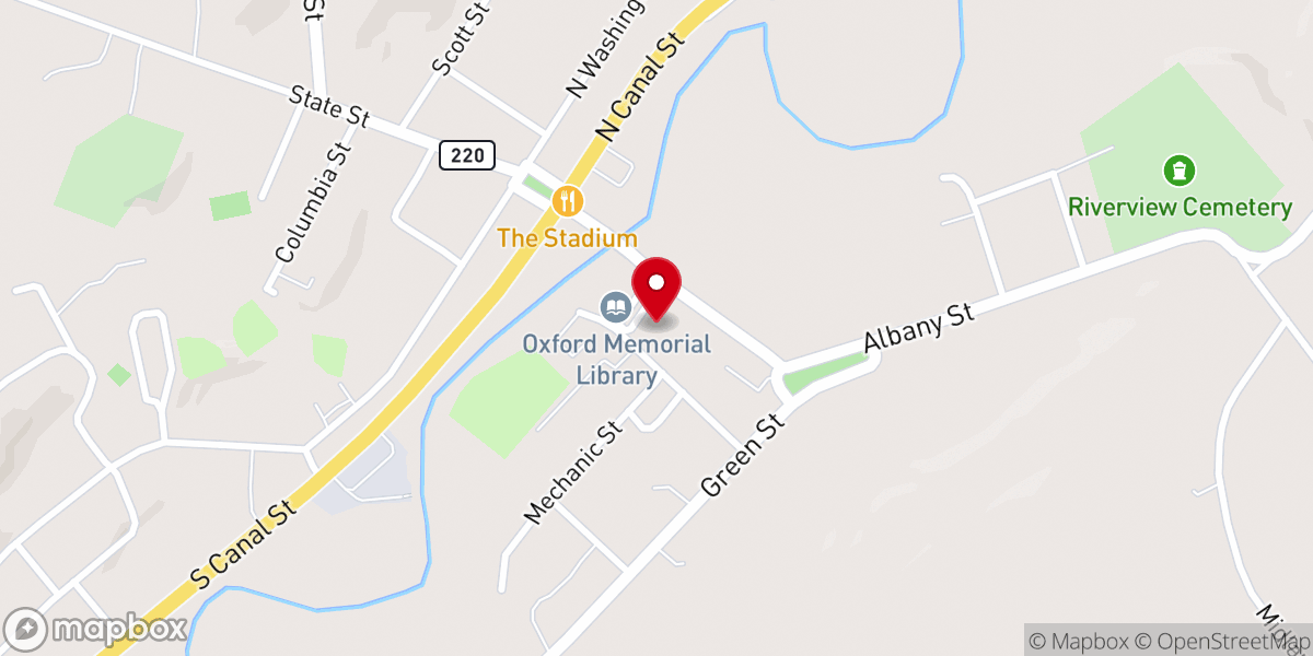 Map showing location of Church