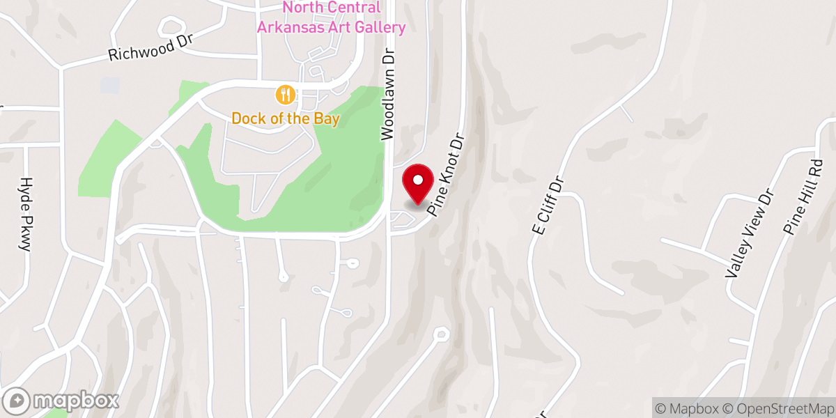 Map showing location of St Francis Catholic Church