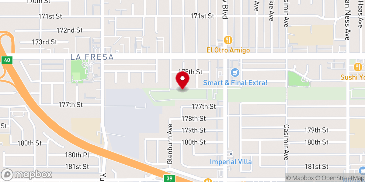Map showing location of Iglesia Pentecostes El Cordero De Dios Internacional Inc