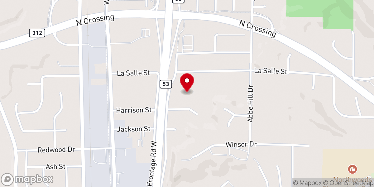Map showing location of Messiah Lutheran Church and School