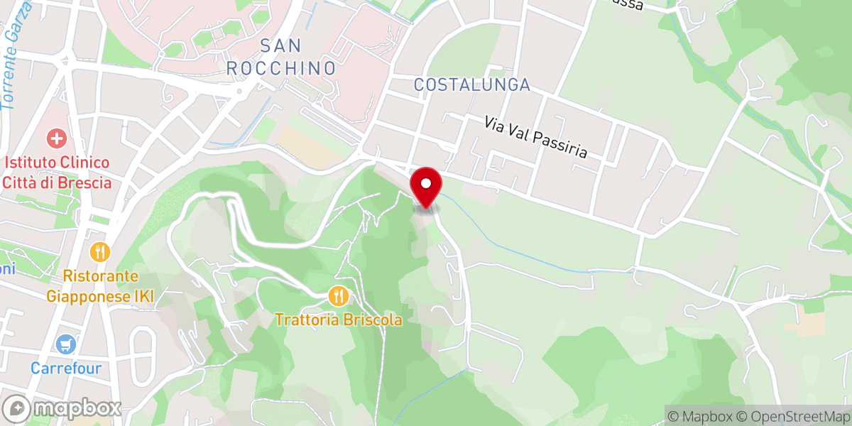 Map showing location of Parrocchia San Bernardo Costalunga
