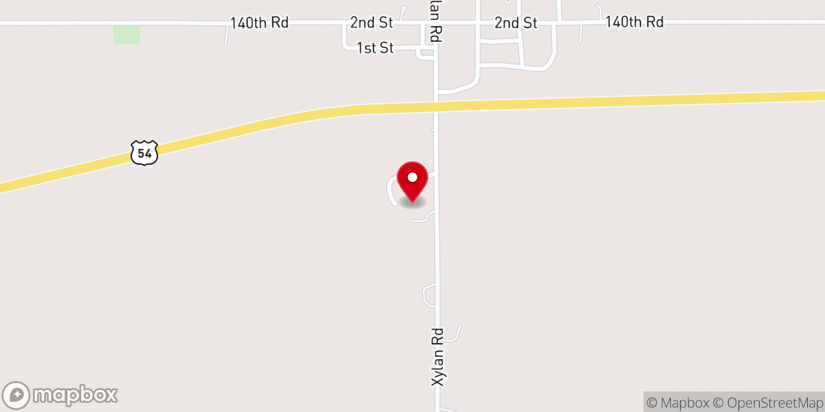 Map showing location of St. Martin of Tours Catholic Church