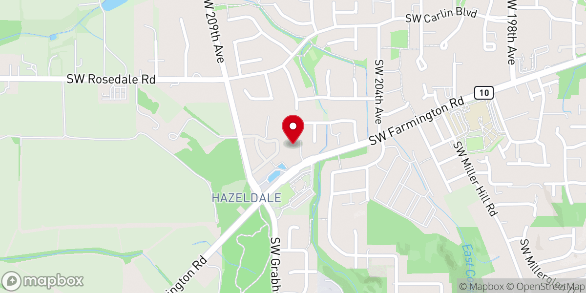 Map showing location of Cross Creek Bible Church