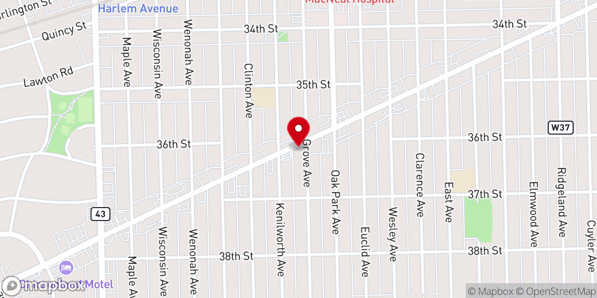 Map showing location of Vanguard Hispanic Seventh-day Adventist Church