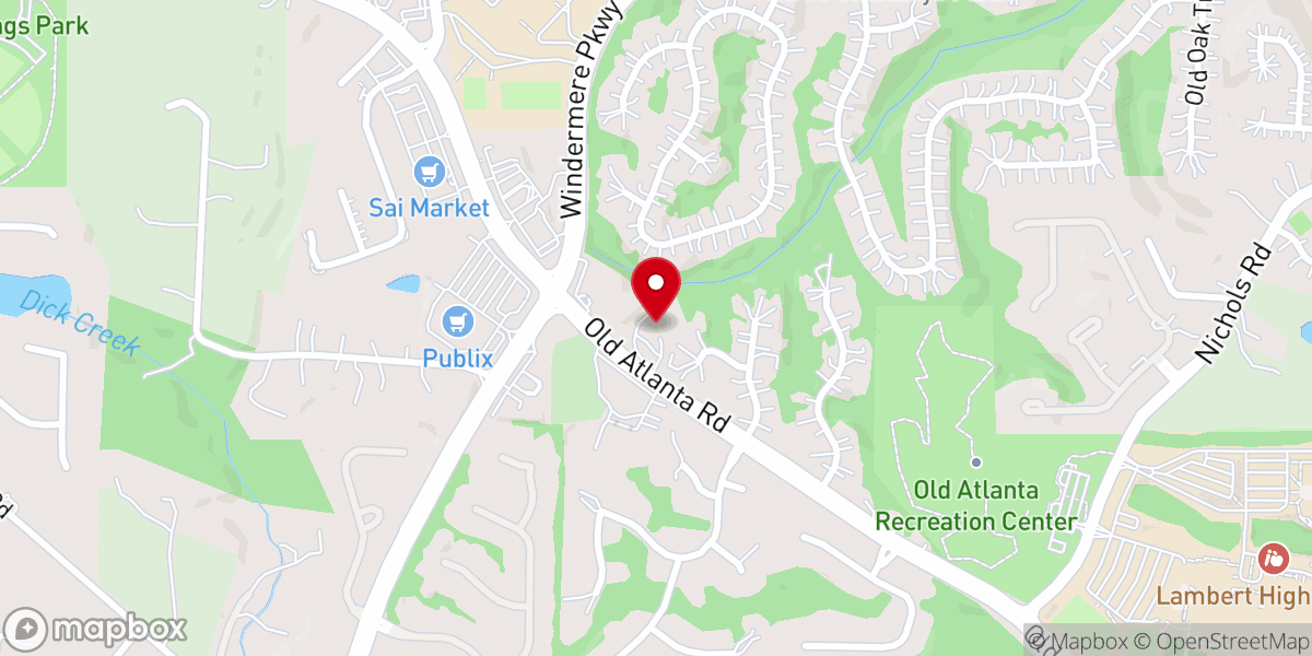 Map showing location of New Zion Christian Church