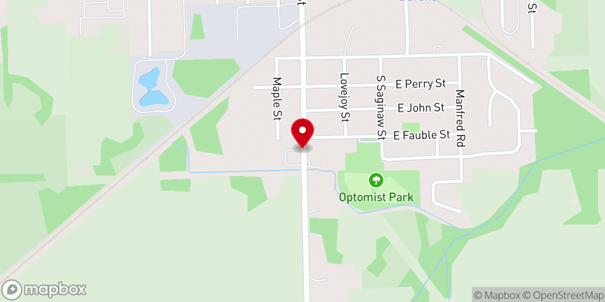 Map showing location of The Crossing Free Methodist Church