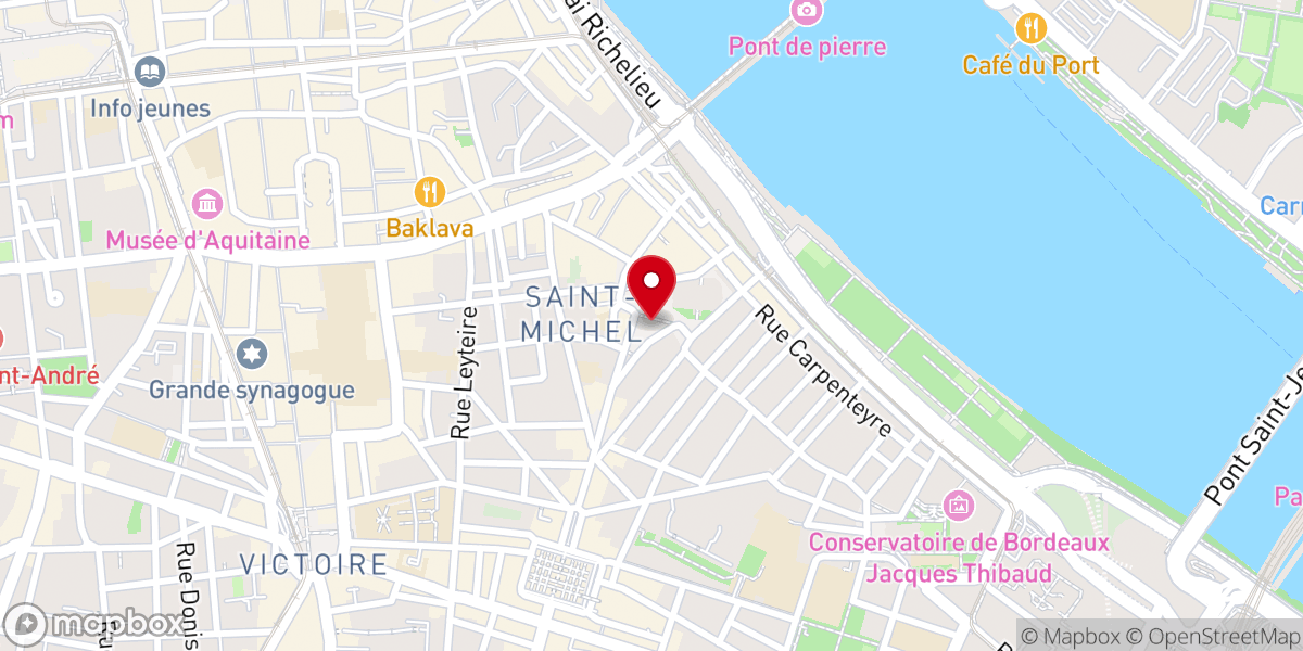 Map showing location of Place saint Michel