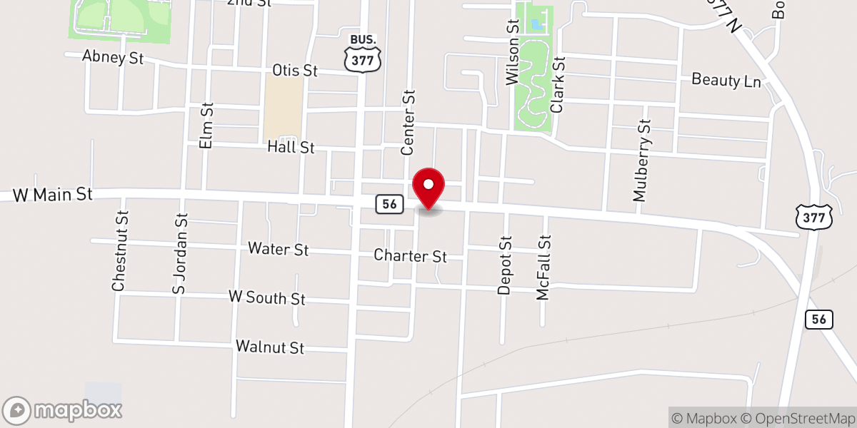 Map showing location of Restoration Bible Church