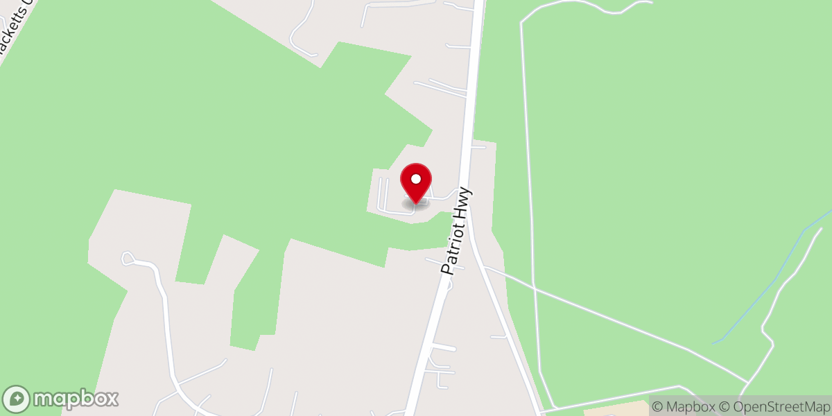 Map showing location of River of Life Church