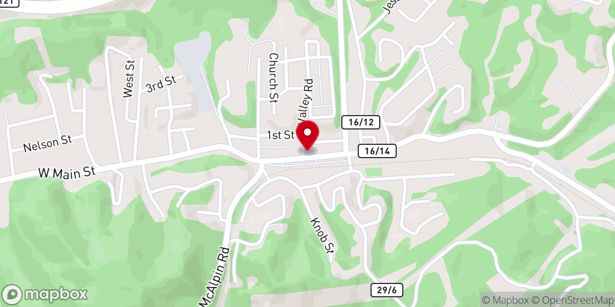 Map showing location of Jordan Christian Fellowship