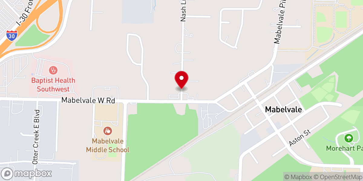 Map showing location of River of Life Assembly of God Church