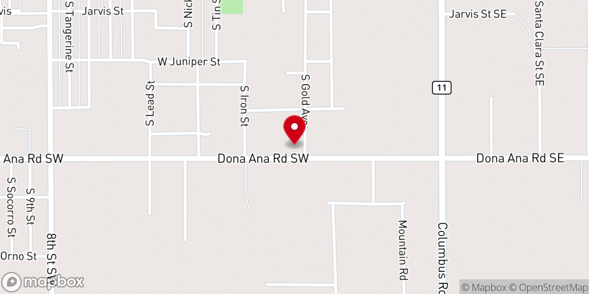 Map showing location of Deming Seventh-day Adventist Church