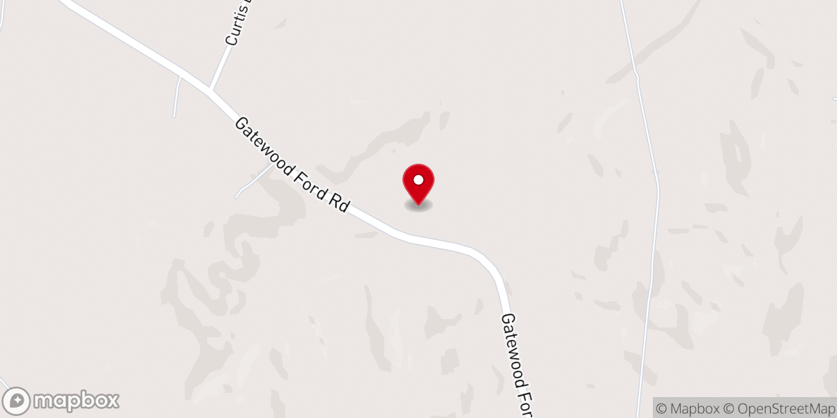 Map showing location of Shadeland Church