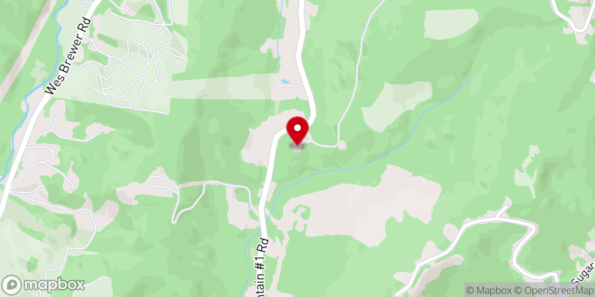 Map showing location of Forest Home Community Church
