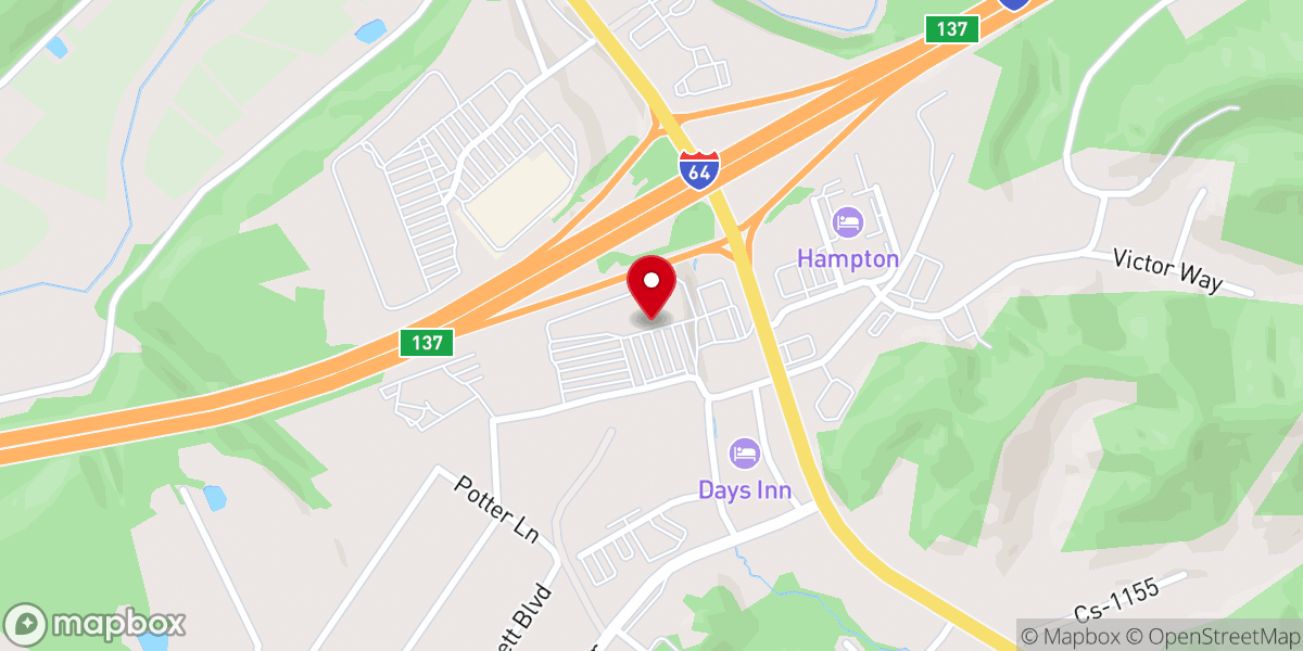 Map showing location of Cave Run Methodist Church