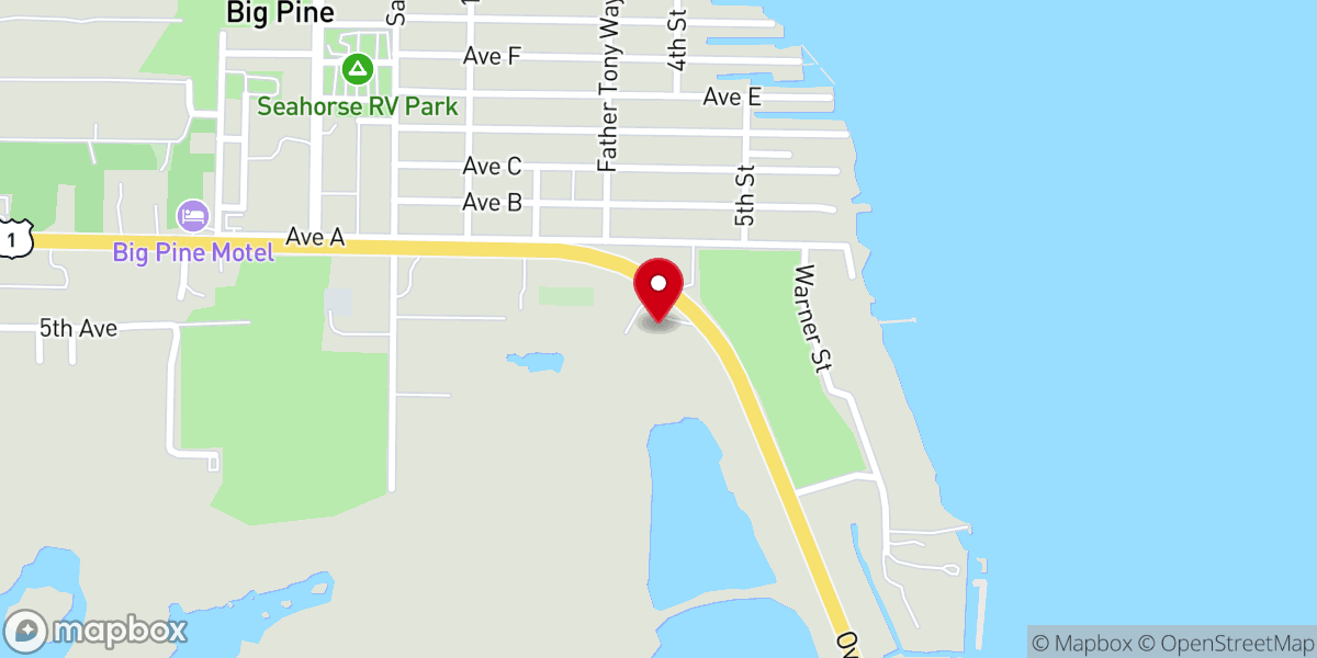 Map showing location of Saint Peter's Catholic Church - Food Distribution Center