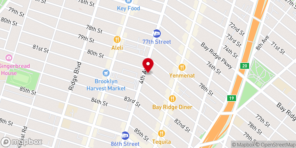 Map showing location of Our Savior's Lutheran Church
