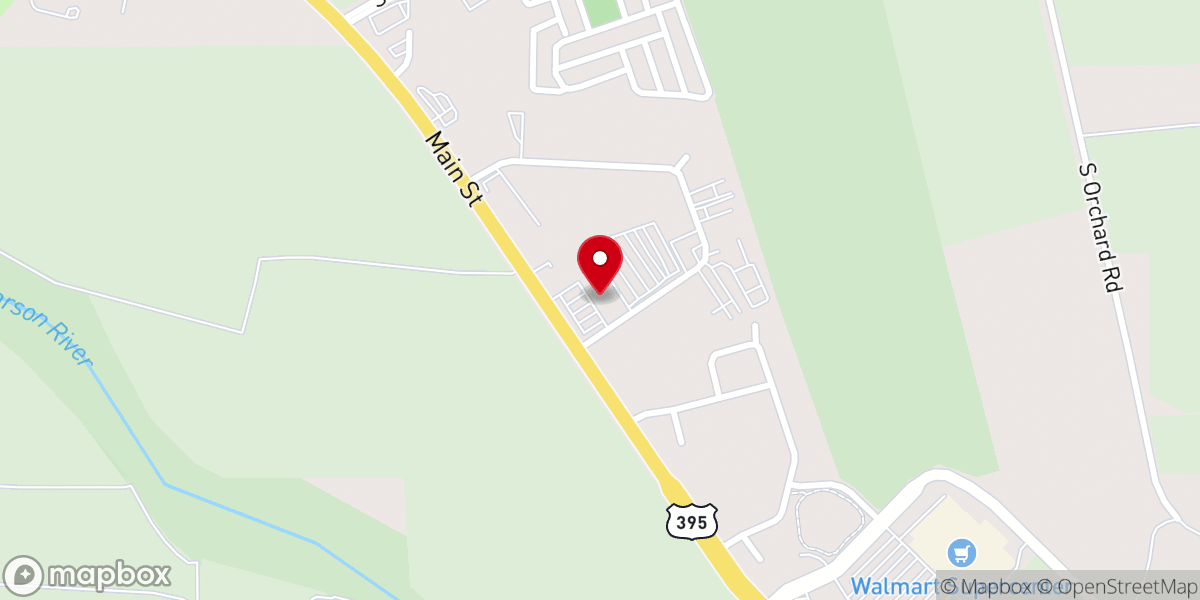 Map showing location of Pax Christian Church