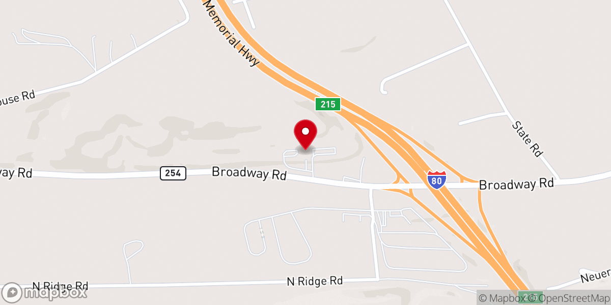 Map showing location of Community Mennonite Fellowship