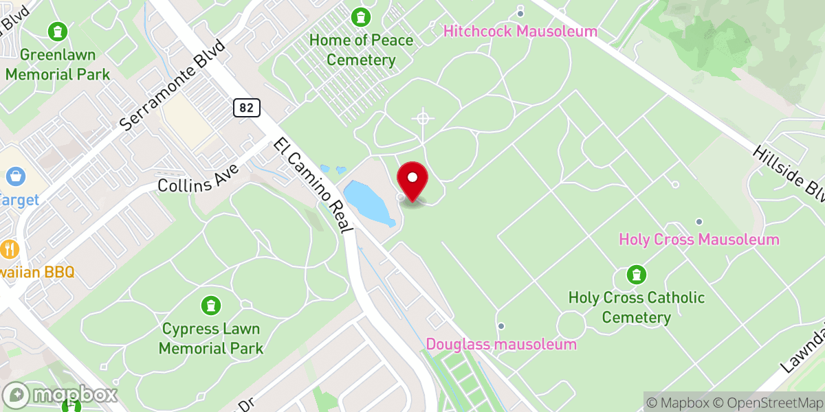 Map showing location of Newall Chapel