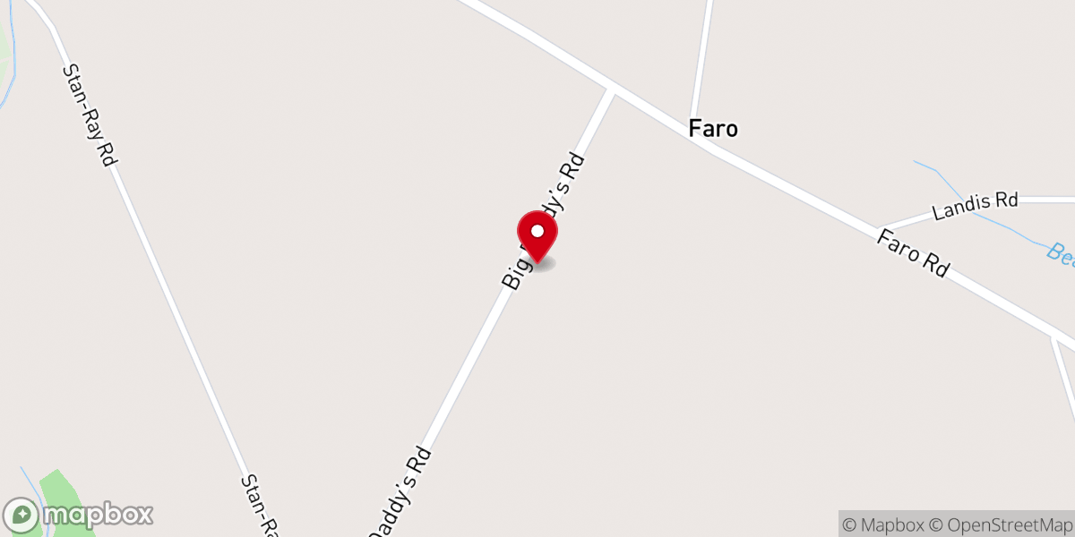 Map showing location of Faro Chapel PFWB Church